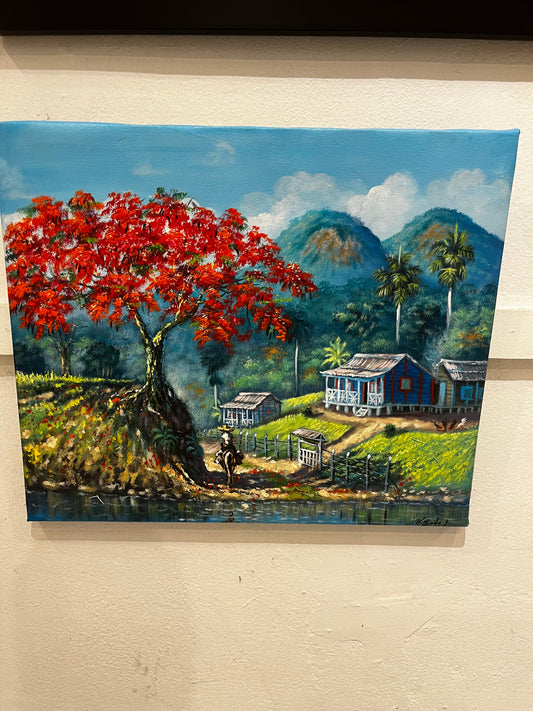 El Flamboyan Painting
