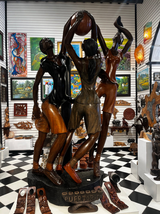 basketball sculpture